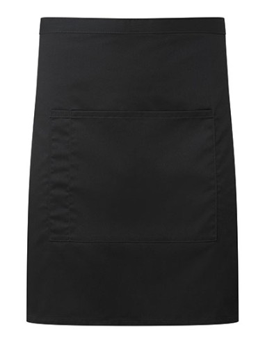 PRE-PR141-Colours Mid Length Apron with Pocket